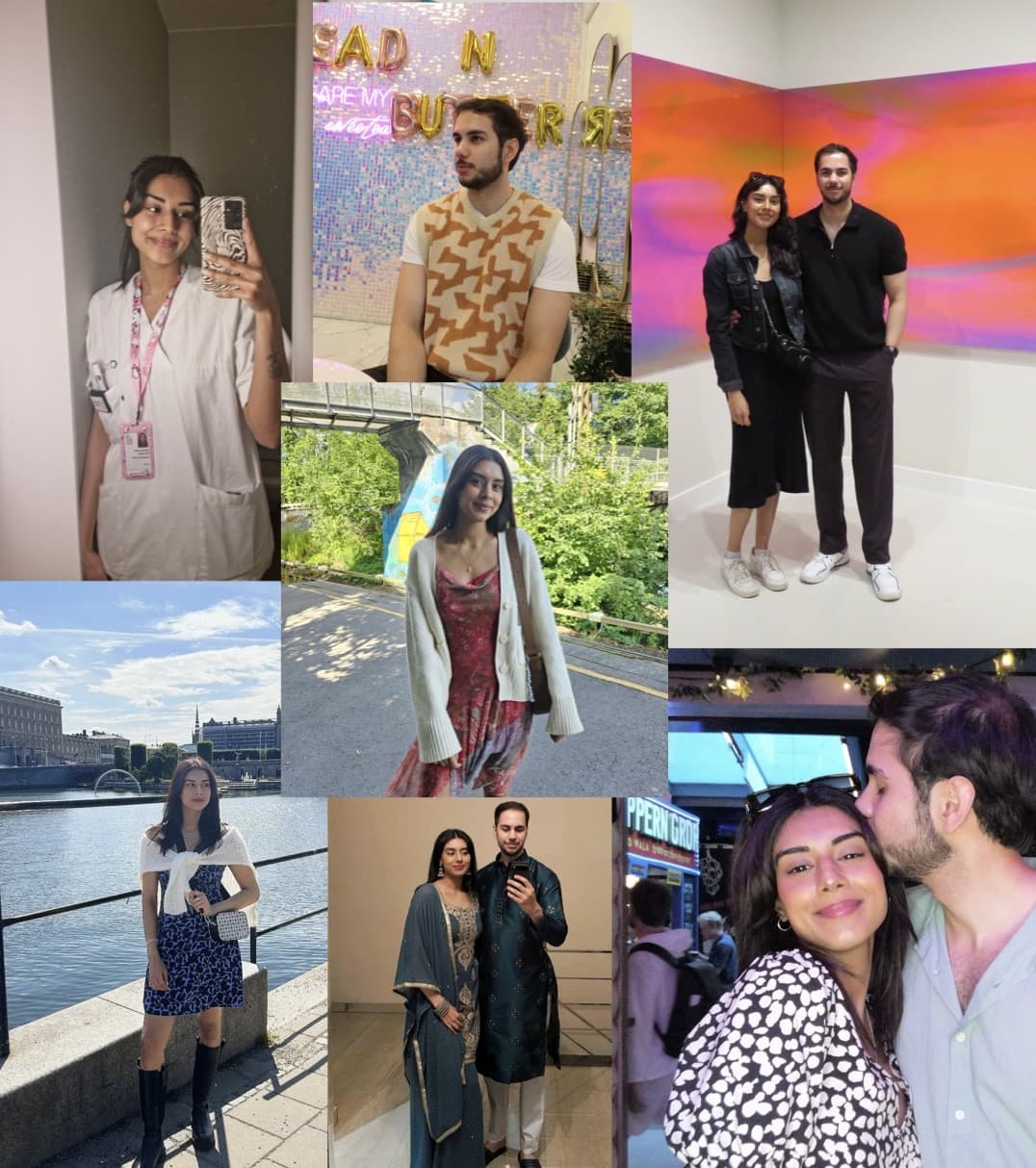 Bilder av Ravleen og Simon